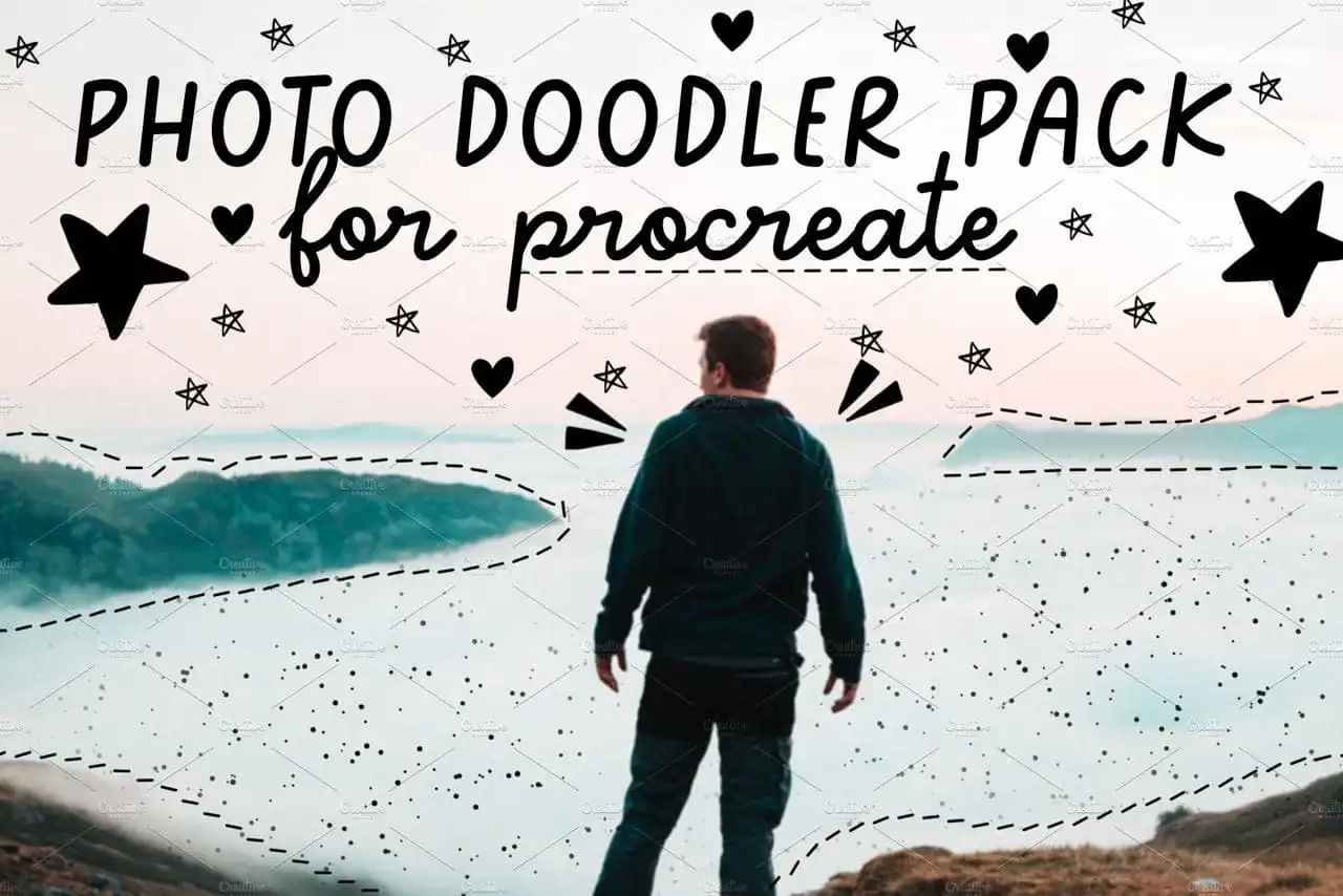 photo doodler pack for procreate