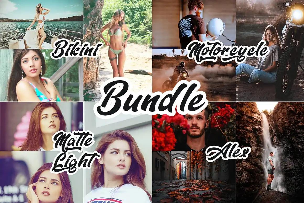 Photoshop Actions Bundle 4IN1 3 photoshop actions bundle 4in1 (3) 61098