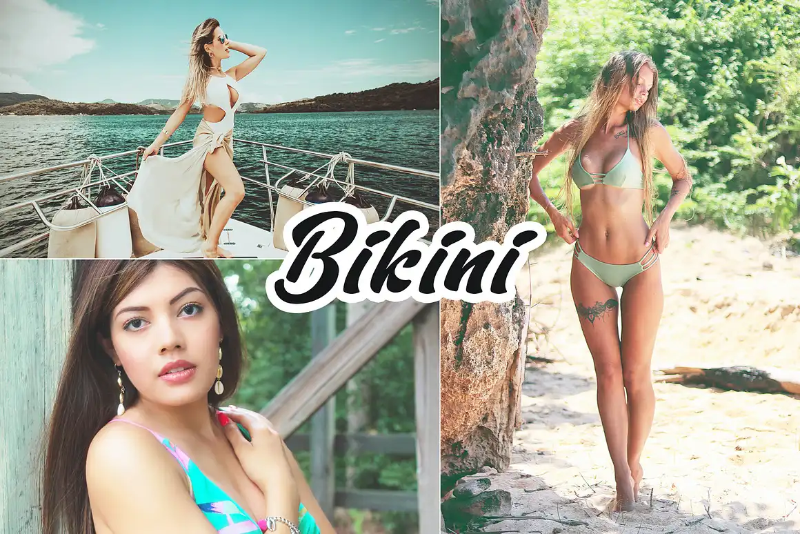 Photoshop Actions Bundle 4IN1 4 photoshop actions bundle 4in12 61018