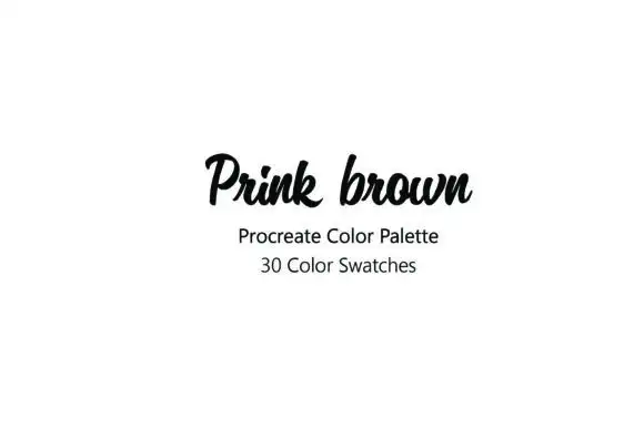 Prink Brown Procreate Color Palette 3 prink brown procreate color palette 1 47463