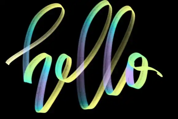 Procreate Brush - Folding Felt Lettering
