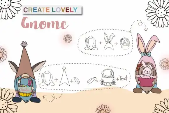Procreate Brush Stamp-Colorful Gnome 61 3 procreate brush stampcolorful gnome 61 graphics 8465893 2 580x387 48552