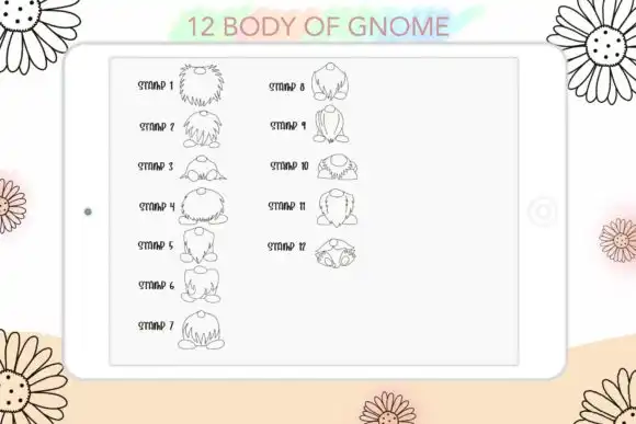 Procreate Brush Stamp-Colorful Gnome 61 9 procreate brush stampcolorful gnome 61 graphics 8465893 6 580x387 48065