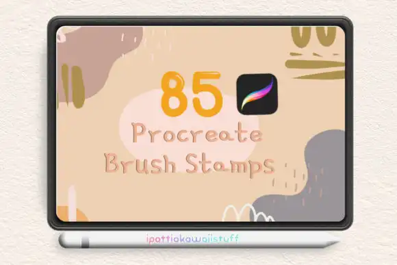 Procreate brush stamps abstract shapes