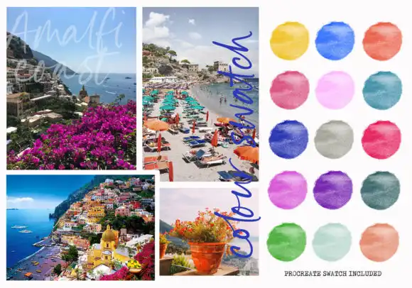 Procreate Brushes Amalfi Abstract 7 procreate brushes amalfi abstract graphics 15360908 13 580x406 46984