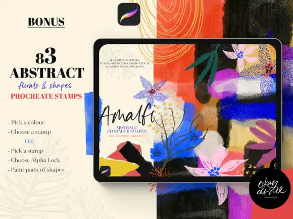 Procreate Brushes Amalfi Abstract 11 procreate brushes amalfi abstract graphics 15360908 2 580x435 46914