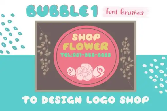 Procreate Brushes Stamp Bubble 2 Font 4 procreate brushes stamp bubble 1 font graphics 12003864 5 580x387 57112