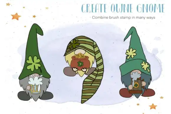 Procreate BrushStamp 57 Wonderful Gnome 4 procreate brushstamp 57 wonderful gnome graphics 8693787 3 580x387 48700