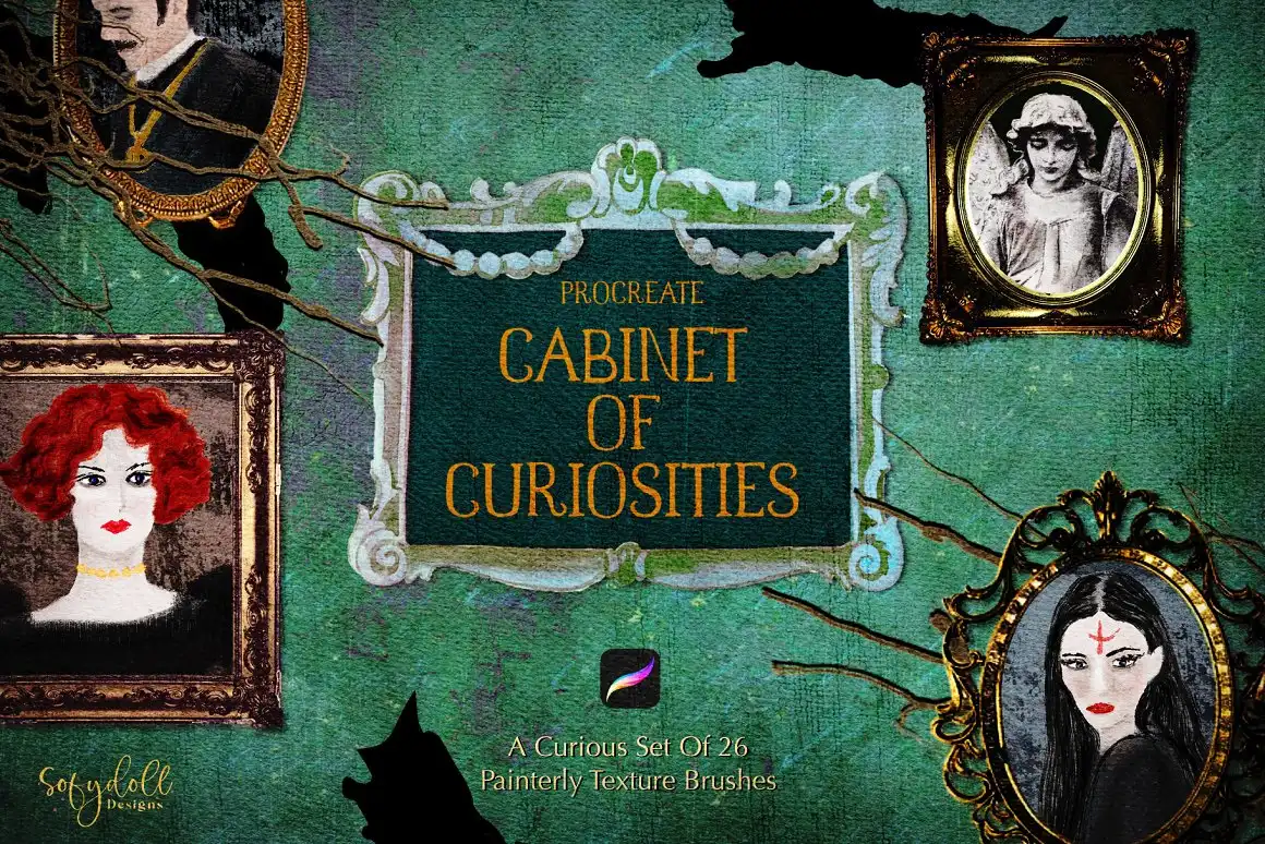 Procreate Cabinet of Curiosities