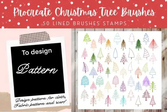 Procreate Christmas Tree Brushes