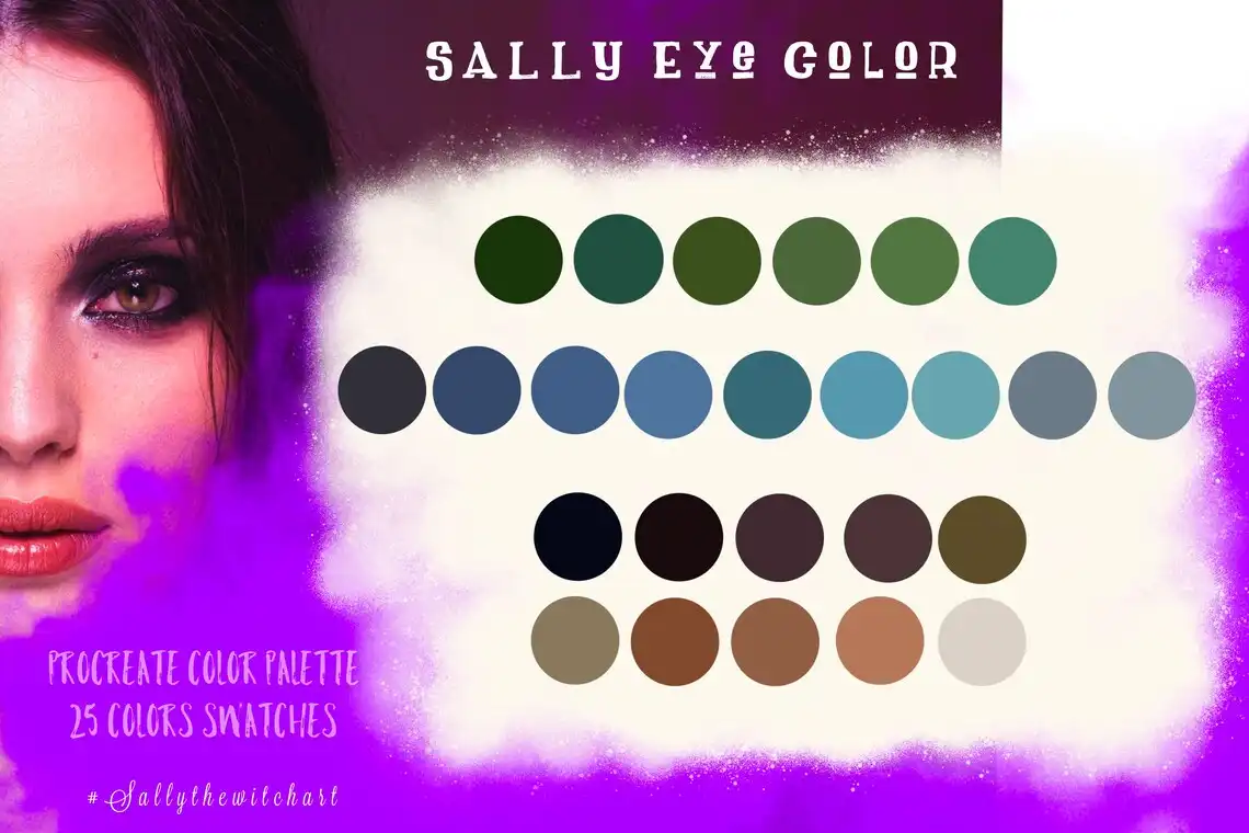Procreate Color Palette SALLY Eye Color