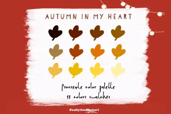 Procreate Color Palette Autumn