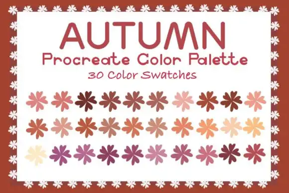 Procreate Color Palette Autumn