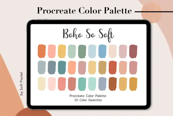 Procreate Color Palette Boho So Soft