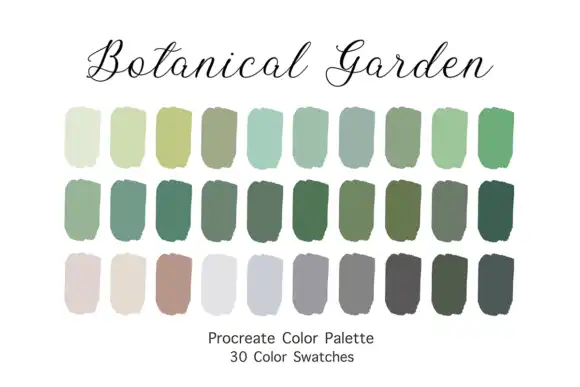 Procreate Color Palette Botanical 3 procreate color palette botanical graphics 7962388 1 1 580x387 51765