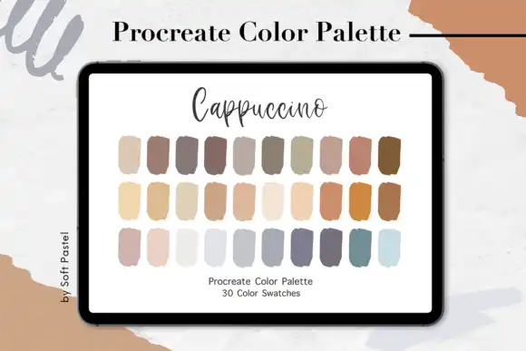 Procreate Color Palette Cappuccino