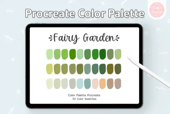 Procreate Color Palette Fairy Garden