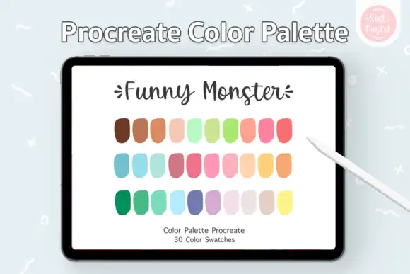 Procreate Color Palette Funny Monster
