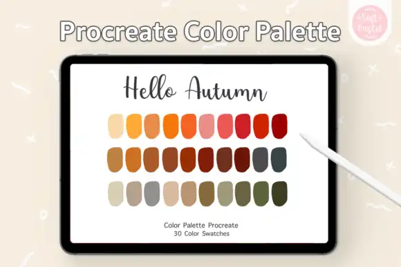 Procreate Color Palette Hello Autumn
