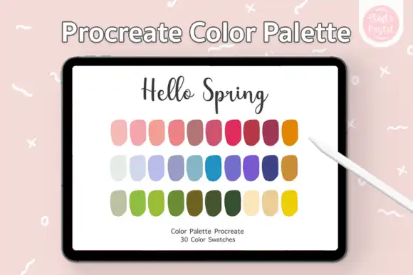 Procreate Color Palette Hello Spring