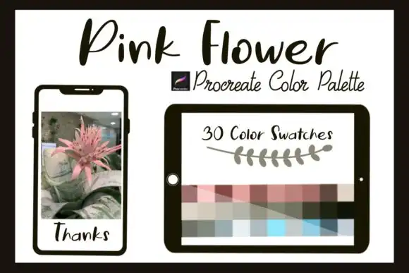Procreate Color Palette Pink Flower