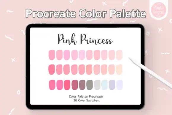Procreate Color Palette Pink Princess