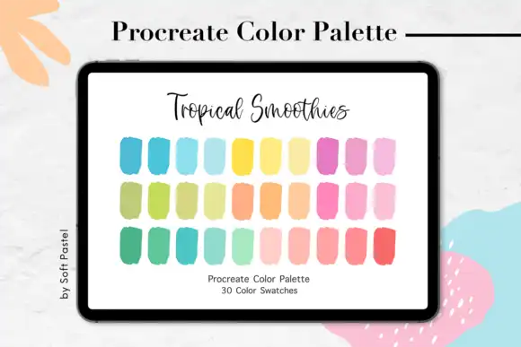 Procreate Color Palette Tropical