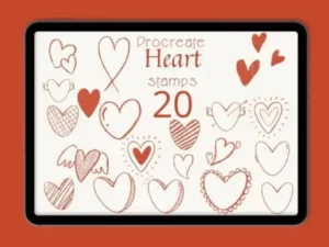 procreate heart stamps graphics 25002236 1 1 580x387 50262