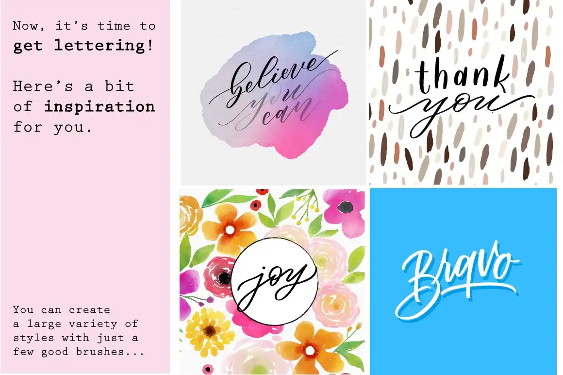 Procreate Lettering Brushes Set 2 3 procreate lettering brushes set 2 (1) 50707