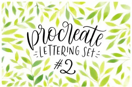 Procreate Lettering Brushes Set 2 4 procreate lettering brushes set 2 50528