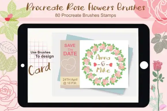 Procreate Rose Flowers Brushes 14 procreate rose flowers brushes graphics 29284519 4 580x387 (1) 56742