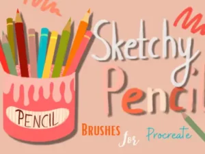 procreate sketching pencil set brushes graphics 25476035 1 1 580x387 50264