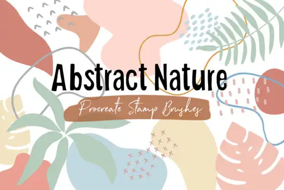 Procreate Stamp Brush - Abstract Nature