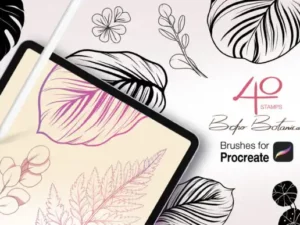 procreate stamps bohobotanical (6) 57595
