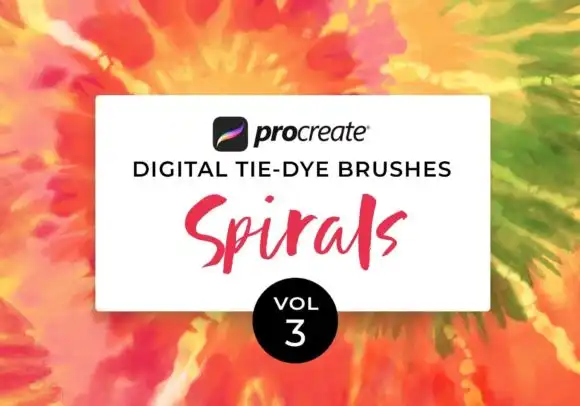 Procreate Tie-Dye Brush Stamp Bundle 6 procreate tiedye brush bundle graphics 11979061 6 580x406 56569
