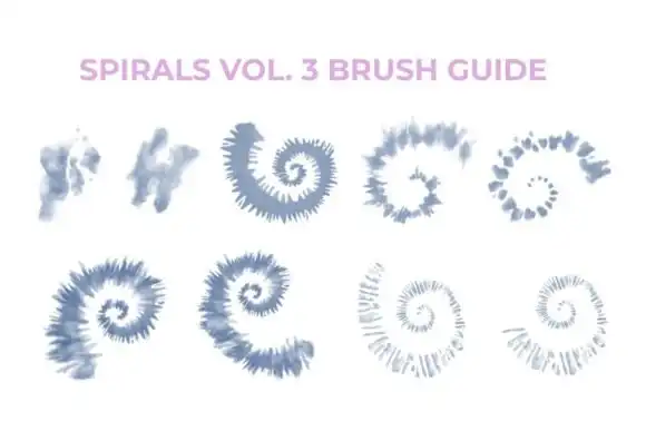 Procreate Tie-Dye Brush Stamp Bundle 10 procreate tiedye brush bundle graphics 11979061 7 580x387 55832