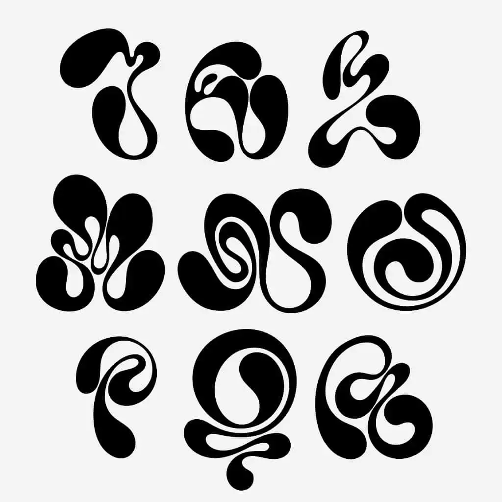 Rabbit Hole Display Font 7 rabbit hole display (2) 57636