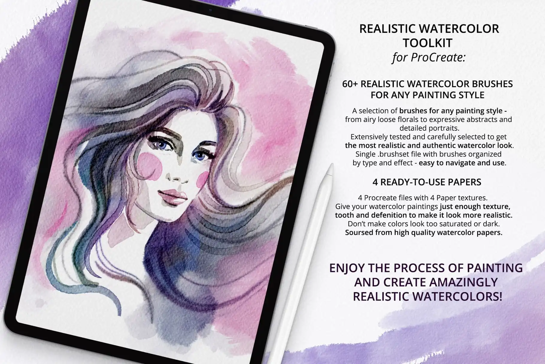 Realistic Watercolor Toolkit 7 realistic watercolor toolkit (3) 49562