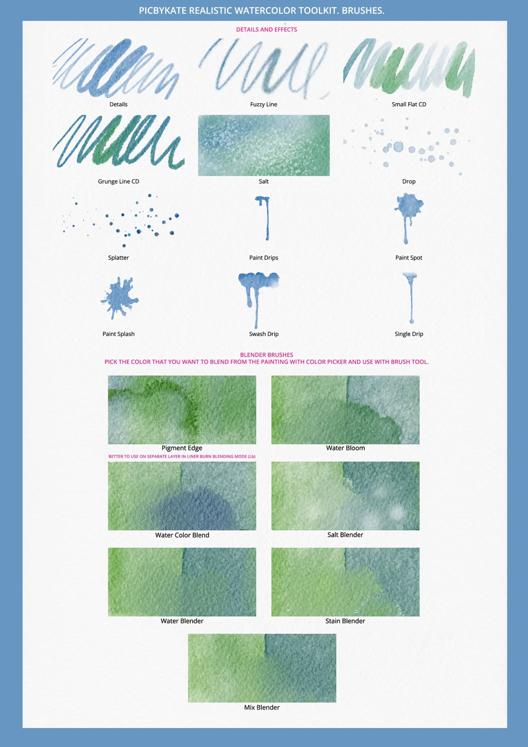 Realistic Watercolor Toolkit 4 realistic watercolor toolkit (8) 49684