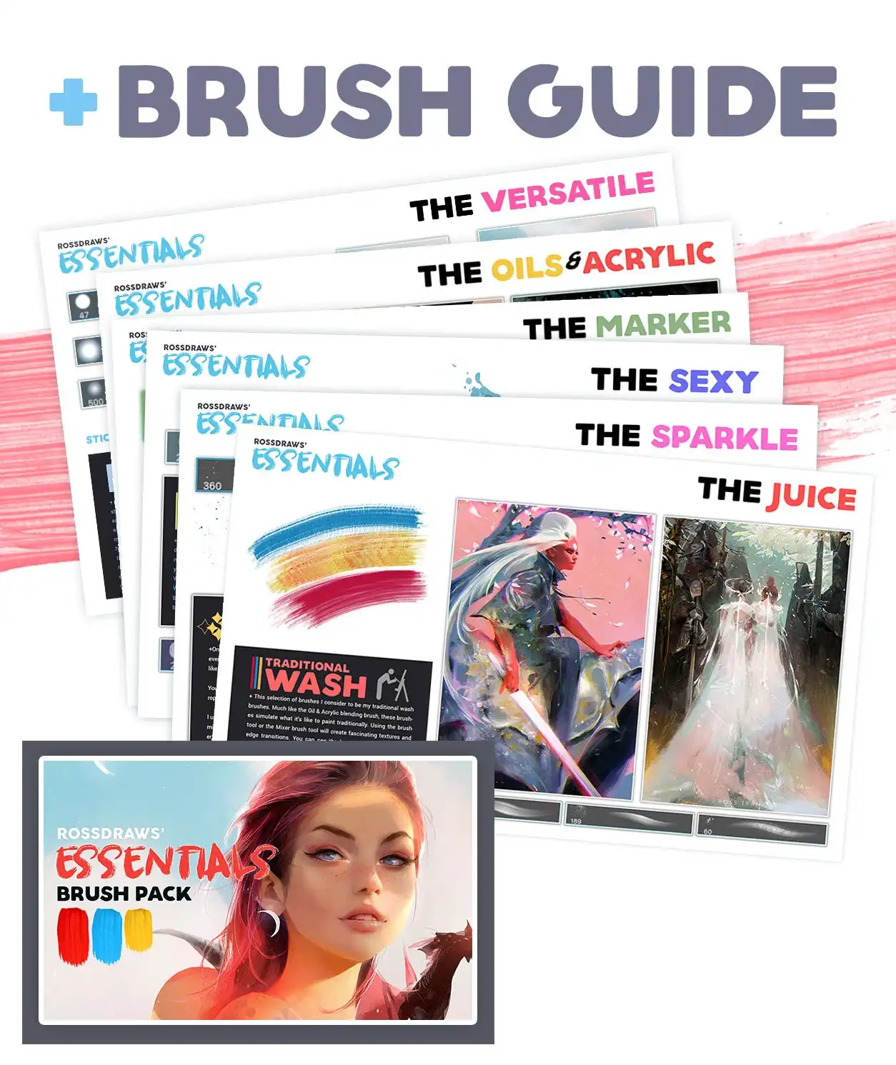 Rossdraws' Essentials Brush Pack 3 rossdraws' essentials brush pack 50930