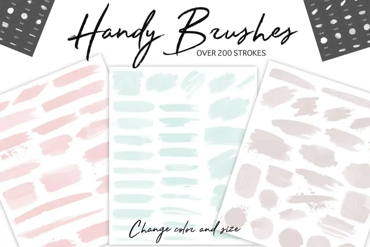 SALE Watercolor Photoshop Brushes 12 sale watercolor photoshop brushes (2) 53104