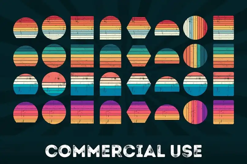500 Retro SVG Vintage Sunsets Bundle 6 sh4rkdesign 500 retro svg vintage sunsets bundle (5) 52988