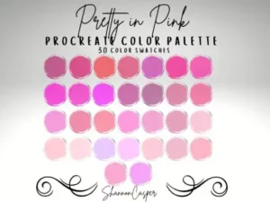 shades of pink procreate color palette graphics 7832499 1 1 580x387 52261