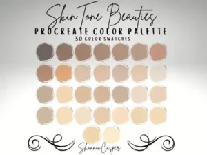 skin tones procreate color palette graphics 7972626 1 1 580x387 52226