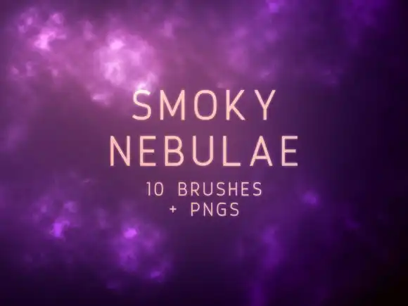 Smoky Nebulae Photoshop Brushes