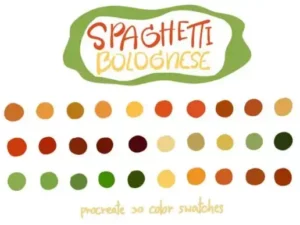 spaghetti bologprocreate color palettes graphics 6487482 1 1 580x387 61545