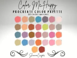 springtime color palette for procreate graphics 7974693 1 1 580x387 52347