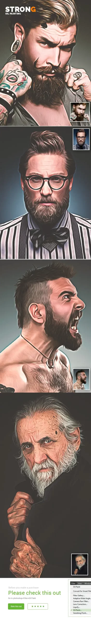 Strong Oil Painting