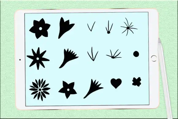 Succulents and Pots Stamp Brushes 7 succulents and pots stamp brushes 5 52125