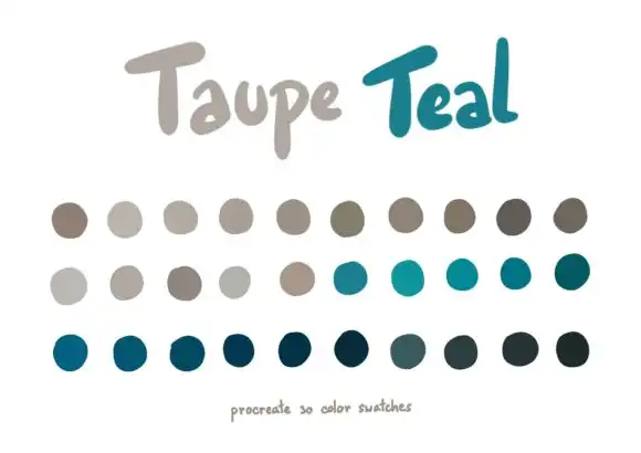 Taupe Teal